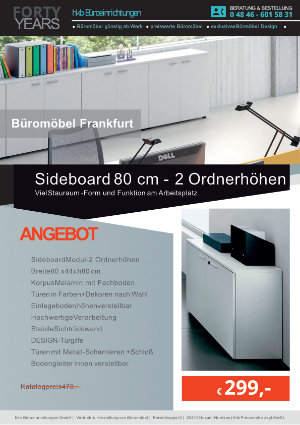 Angebot Sideboard aus der Kollektion Büromöbel Frankfurt von der Firma HKB Büroeinrichtungen GmbH Husum