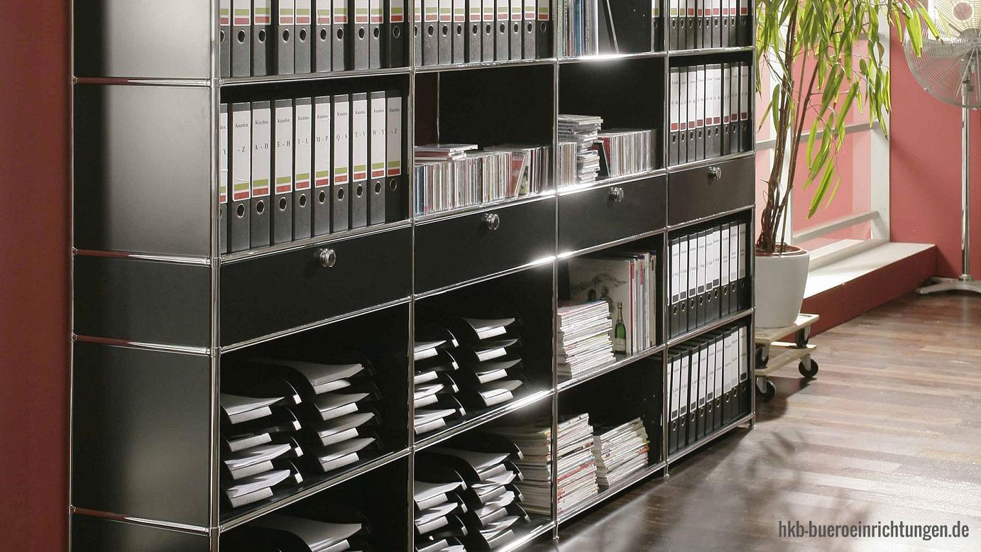 Büromöbel Metall Regale - günstige Büroeinrichtung