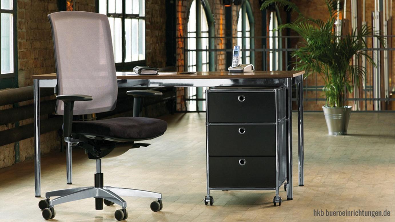 Büromöbel Metall Schreibtisch - hochwertige Metallmöbel