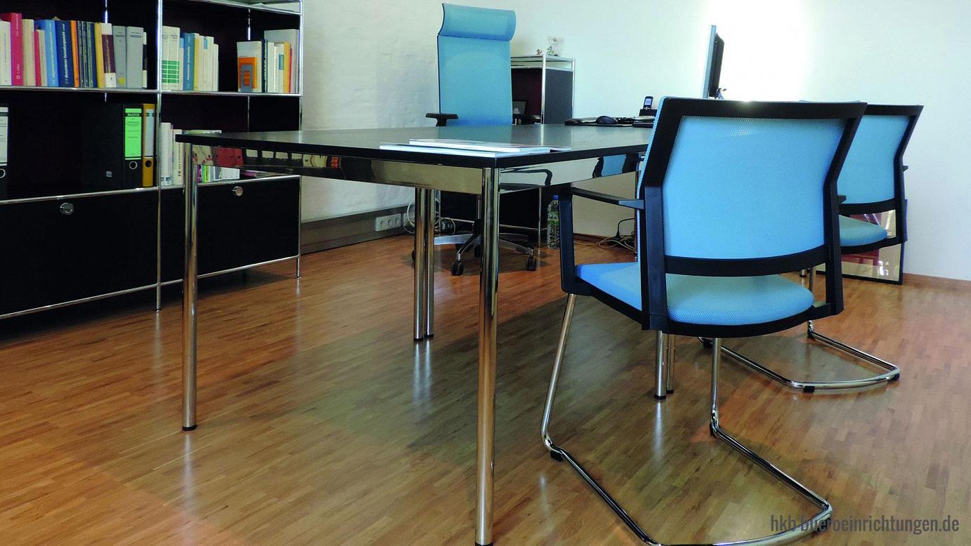 Büromöbel Metall Schreibtisch - hochwertige Metallmöbel