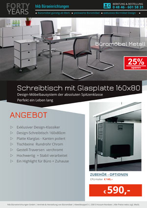 Angebot Rollcontainer aus der Kollektion Büromöbel Metall von der Firma HKB Büroeinrichtungen GmbH Husum