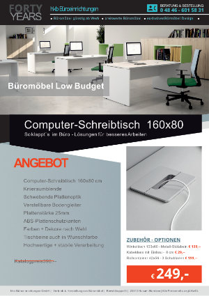 Angebot Büromöbel aus der Kollektion Büromöbel Low Budget von der Firma HKB Büroeinrichtungen GmbH Husum