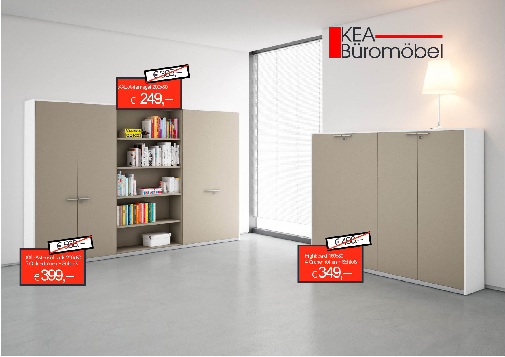 Angebot Büromöbel aus der Kollektion KEA Büromöbel von der Firma HKB Büroeinrichtungen GmbH Husum