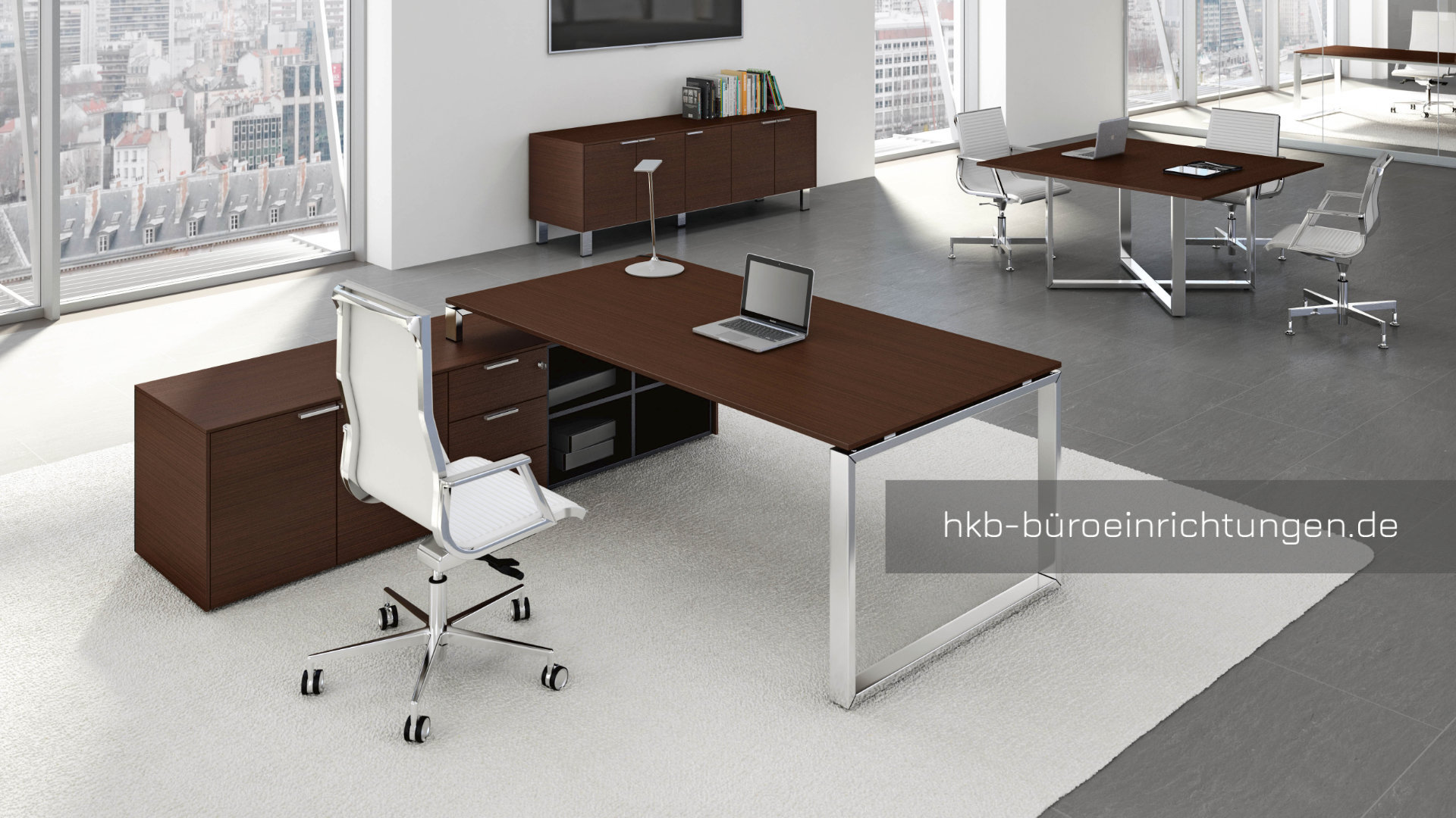 Chefbüro Platinum - hochwertige Büromöbel