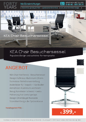 Angebot KEA Chair Besuchersessel aus der Kollektion Bürosessel KEA Chair von der Firma HKB Büroeinrichtungen GmbH Husum
