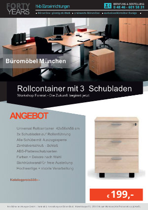 Angebot Rollcontainer aus der Kollektion Büromöbel München von der Firma HKB Büroeinrichtungen GmbH Husum