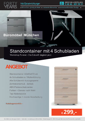 Angebot Standcontainer aus der Kollektion Büromöbel München von der Firma HKB Büroeinrichtungen GmbH Husum