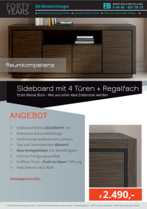 Kompakter Büroschrank, Schwarz-Hoplzdekor-Kontrast, Schloss, 2–3 Ordnerhöhen, platzsparend, Sonderpreis